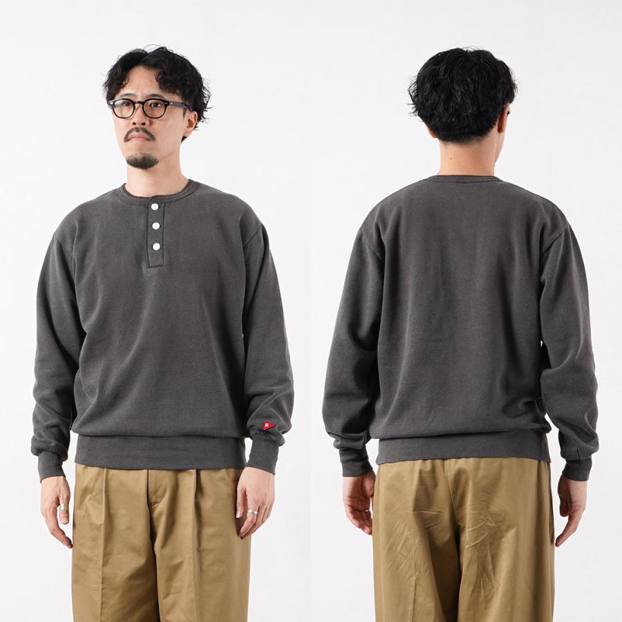 HEALTHKNIT（ヘルスニット） クラシックスウェット ヘンリーネック (ヴィンテージ フィニッシュ) / メンズ 長袖 ロングスリーブ | Healthknit | 15