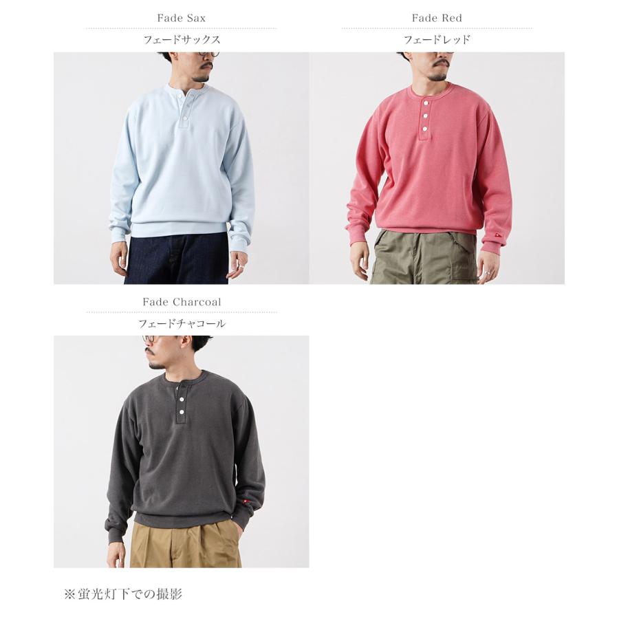 HEALTHKNIT（ヘルスニット） クラシックスウェット ヘンリーネック (ヴィンテージ フィニッシュ) / メンズ 長袖 ロングスリーブ | Healthknit | 04