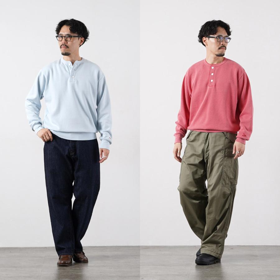 HEALTHKNIT（ヘルスニット） クラシックスウェット ヘンリーネック (ヴィンテージ フィニッシュ) / メンズ 長袖 ロングスリーブ | Healthknit | 07