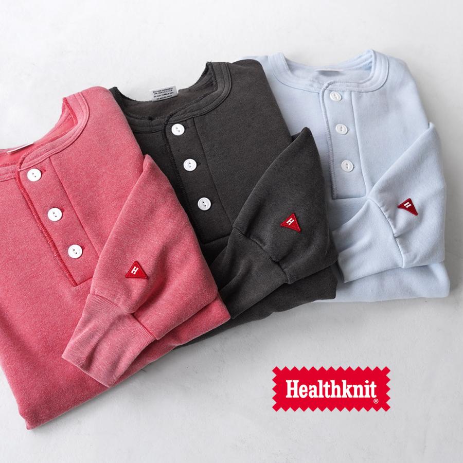 HEALTHKNIT（ヘルスニット） クラシックスウェット ヘンリーネック (ヴィンテージ フィニッシュ) / メンズ 長袖 ロングスリーブ | Healthknit | 08