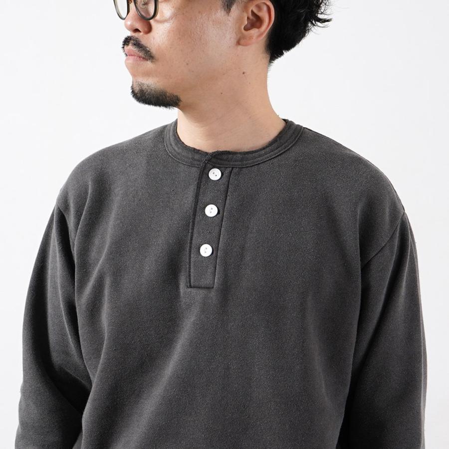 HEALTHKNIT（ヘルスニット） クラシックスウェット ヘンリーネック (ヴィンテージ フィニッシュ) / メンズ 長袖 ロングスリーブ | Healthknit | 11