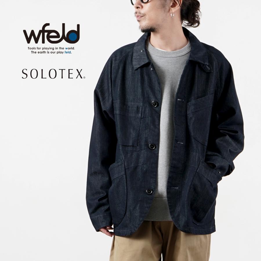 WFELD（フェルド） フレックスデュラ デニム カバーオール / メンズ ソロテックス ストレッチ 軽量 ライトオンスデニム | 
