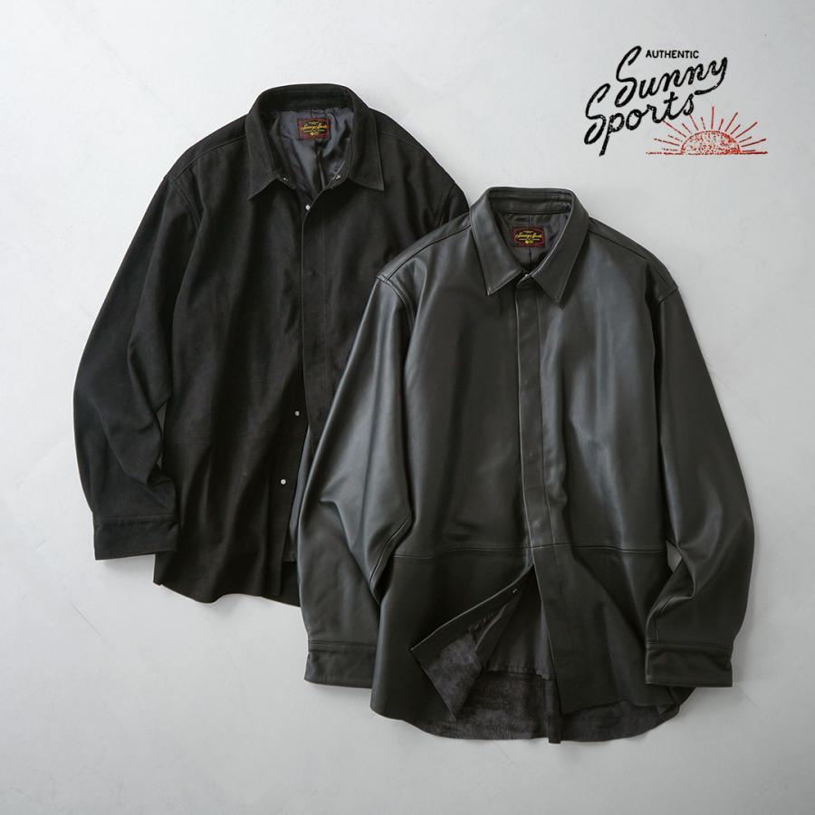 SUNNY SPORTS（サニースポーツ） レザー シャツジャケット / メンズ シープレザー ゴートレザー スウェード | SUNNY SPORTS