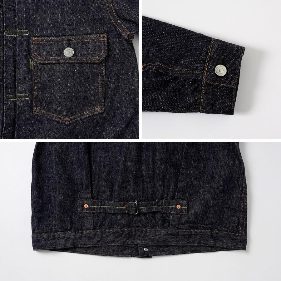 FOB FACTORY（FOBファクトリー） F2466 SVデニム 1stタイプ ジャケット 日本製 / メンズ セルビッチ Gジャン | FOB FACTORY | 15