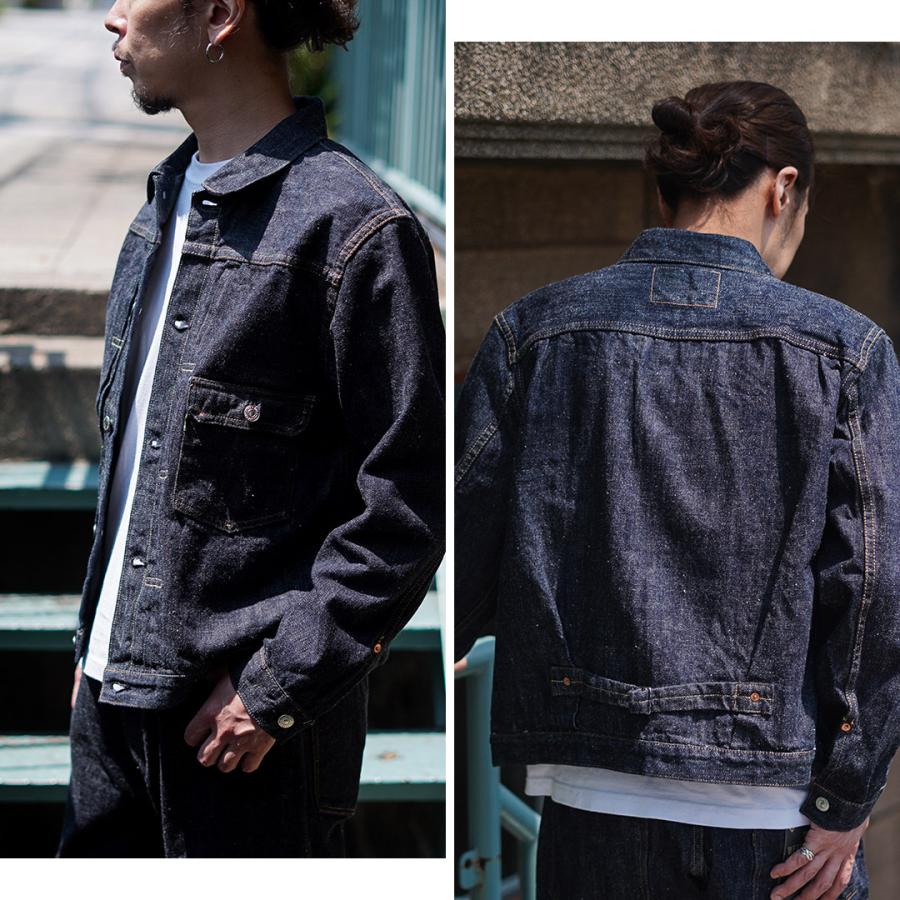 FOB FACTORY（FOBファクトリー） F2466 SVデニム 1stタイプ ジャケット 日本製 / メンズ セルビッチ Gジャン | FOB FACTORY | 05