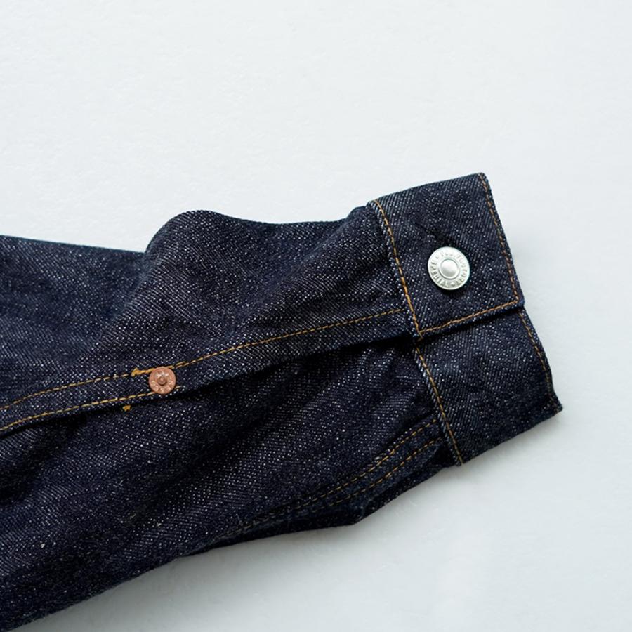 FOB FACTORY（FOBファクトリー） F2466 SVデニム 1stタイプ ジャケット 日本製 / メンズ セルビッチ Gジャン | FOB FACTORY | 09