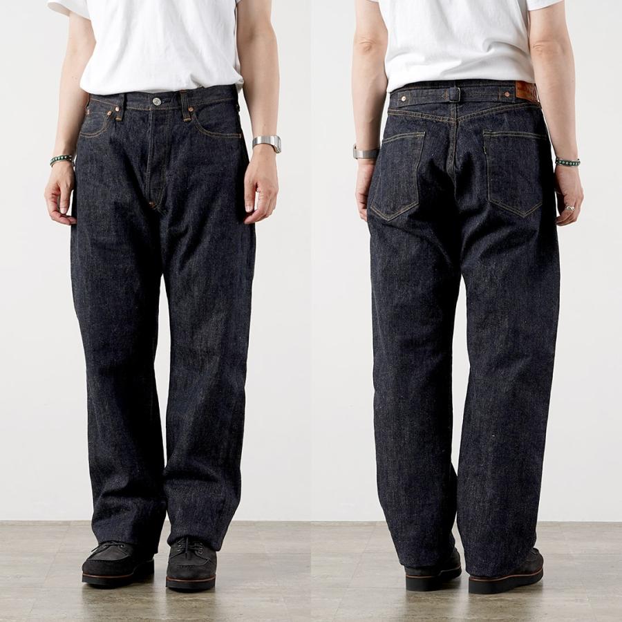 FOB FACTORY（FOBファクトリー） F137 デニム ウエストオーバーオール 日本製 / メンズ 14oz ワイド セルヴィッジ | FOB FACTORY | 14
