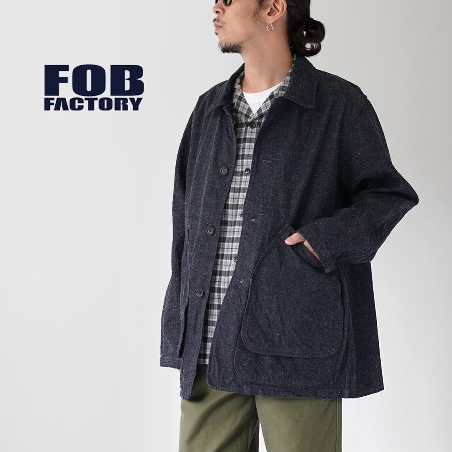 FOB FACTORY（F.O.Bファクトリー） F2471 デニム フィールドジャケット 日本製 / メンズ カバーオール ワーク | FOB FACTORY