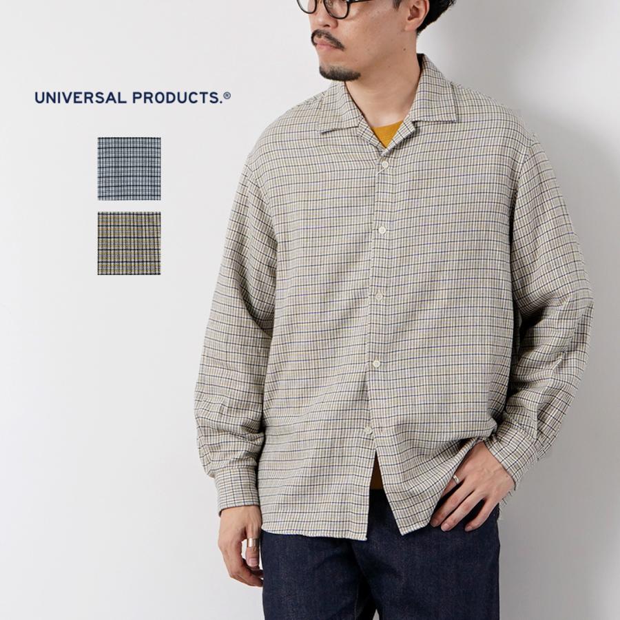 UNIVERSAL PRODUCTS.（ユニバーサルプロダクツ） オリジナルチェックシャツ 日本製 / メンズ オープンカラーシャツ 1LDK | UNIVERSAL PRODUCTS
