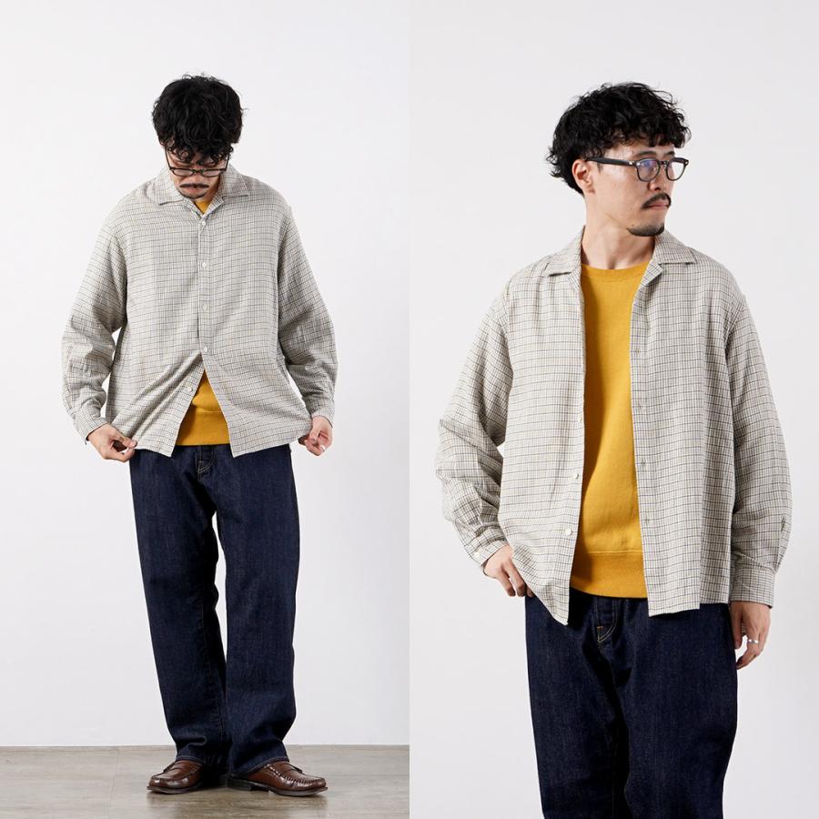 UNIVERSAL PRODUCTS.（ユニバーサルプロダクツ） オリジナルチェックシャツ 日本製 / メンズ オープンカラーシャツ 1LDK | UNIVERSAL PRODUCTS | 06