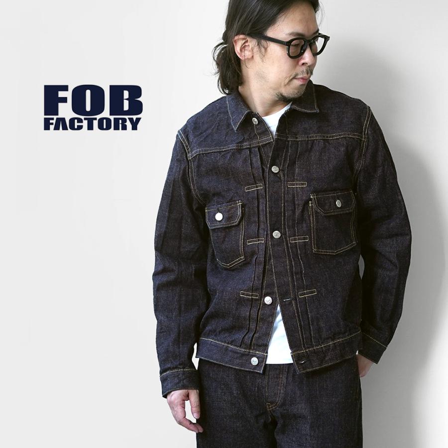 FOB FACTORY（FOBファクトリー） F2464 RS5252-UF セルヴィッチ デニム 2ndジャケット 日本製 / メンズ Gジャン セルビッチ | FOB FACTORY