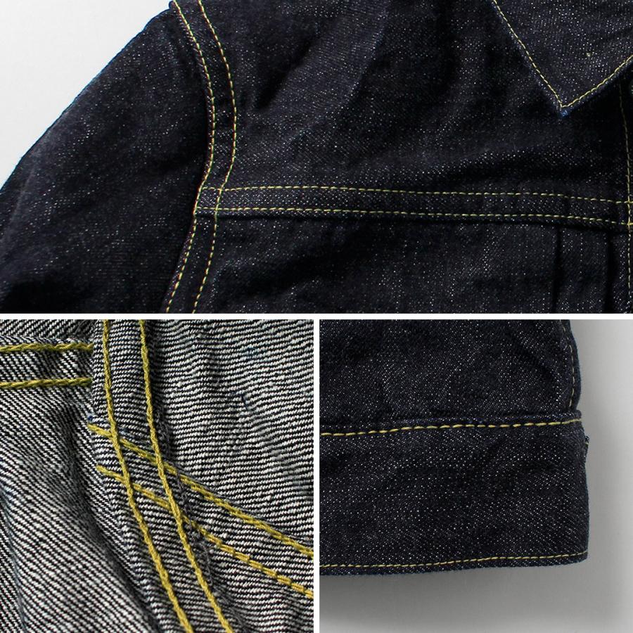 FOB FACTORY（FOBファクトリー） F2464 RS5252-UF セルヴィッチ デニム 2ndジャケット 日本製 / メンズ Gジャン セルビッチ | FOB FACTORY | 11