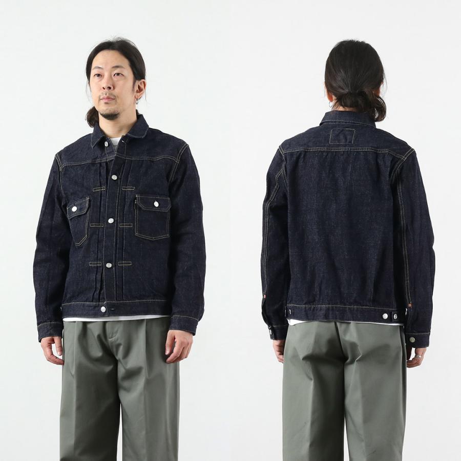 FOB FACTORY（FOBファクトリー） F2464 RS5252-UF セルヴィッチ デニム 2ndジャケット 日本製 / メンズ Gジャン セルビッチ | FOB FACTORY | 12