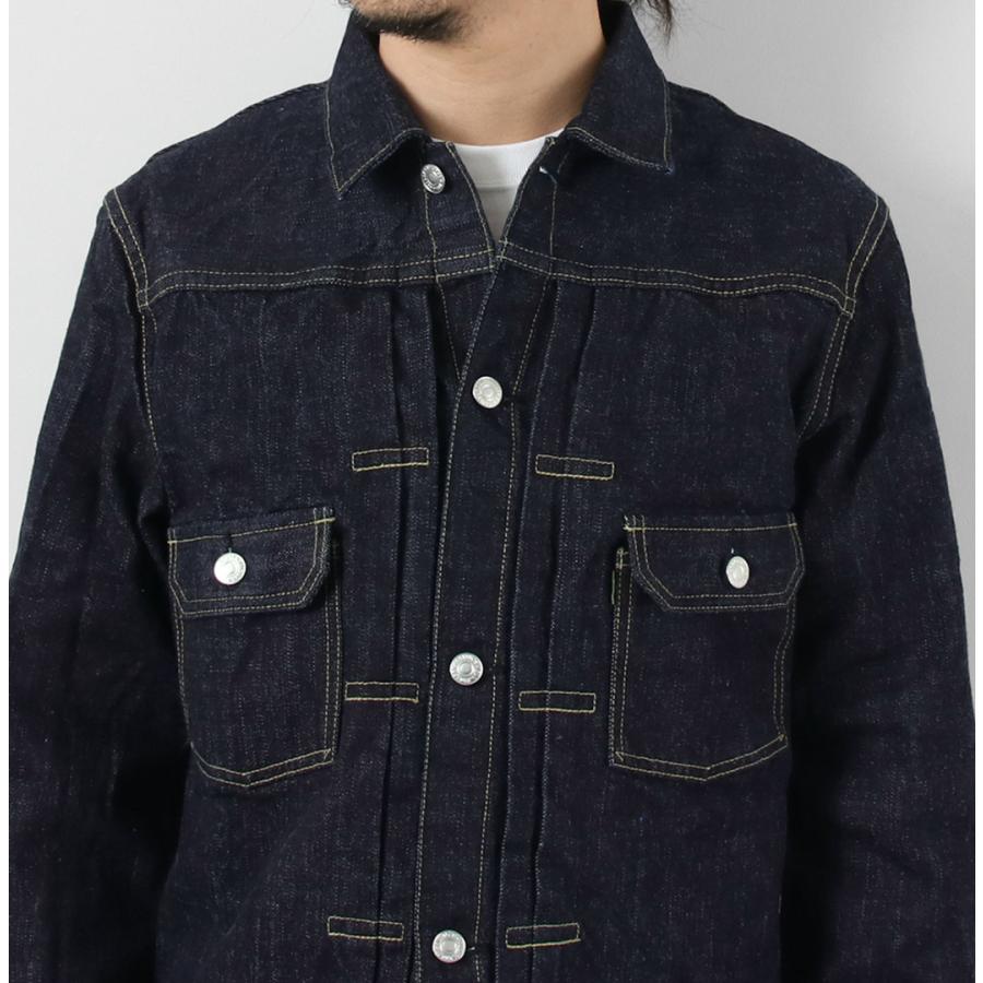 FOB FACTORY（FOBファクトリー） F2464 RS5252-UF セルヴィッチ デニム 2ndジャケット 日本製 / メンズ Gジャン セルビッチ | FOB FACTORY | 08