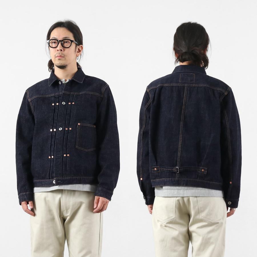 FOB FACTORY（FOBファクトリー） F2465 RS5252-UF ガレージ デニム ジャケット 1st 大戦モデル 日本製 / メンズ Gジャン セルビッチ | FOB FACTORY | 13