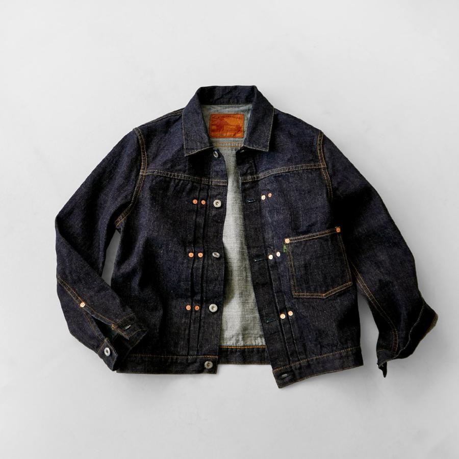 FOB FACTORY（FOBファクトリー） F2465 RS5252-UF ガレージ デニム ジャケット 1st 大戦モデル 日本製 / メンズ Gジャン セルビッチ | FOB FACTORY | 02