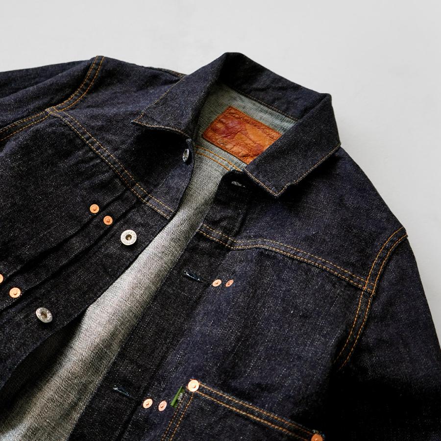 FOB FACTORY（FOBファクトリー） F2465 RS5252-UF ガレージ デニム ジャケット 1st 大戦モデル 日本製 / メンズ Gジャン セルビッチ | FOB FACTORY | 06