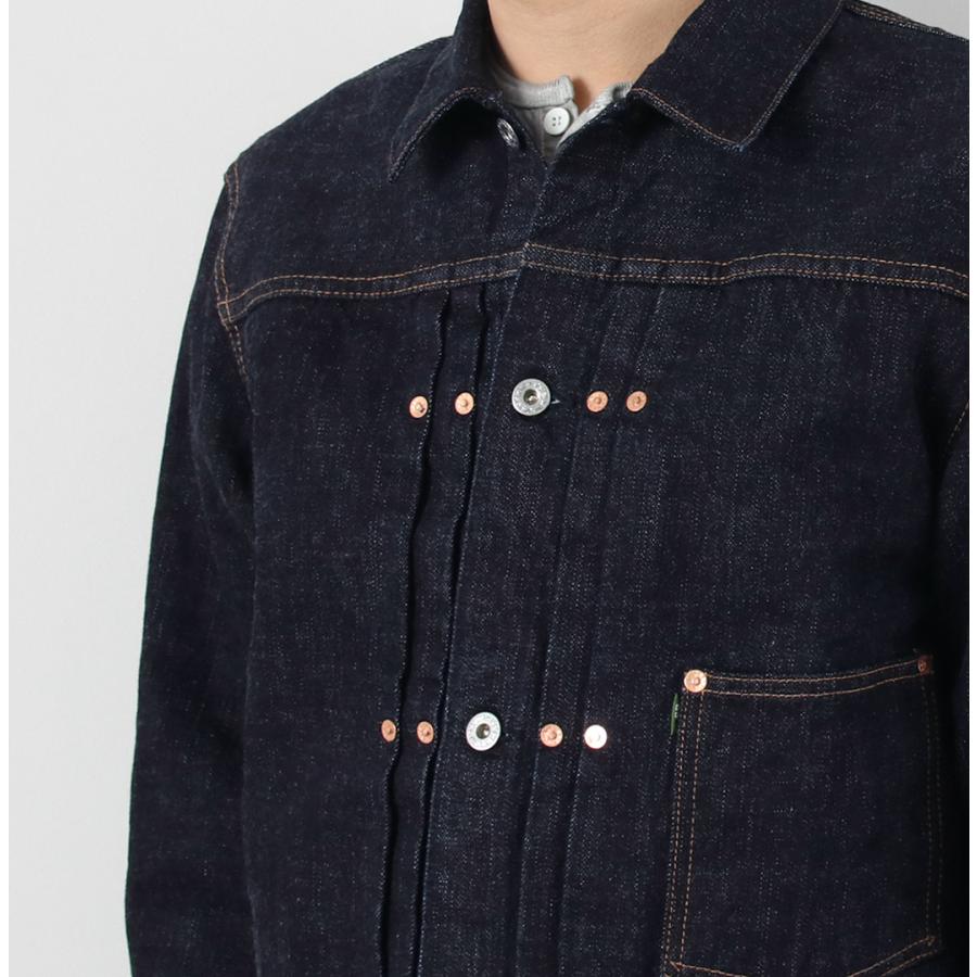 FOB FACTORY（FOBファクトリー） F2465 RS5252-UF ガレージ デニム ジャケット 1st 大戦モデル 日本製 / メンズ Gジャン セルビッチ | FOB FACTORY | 08