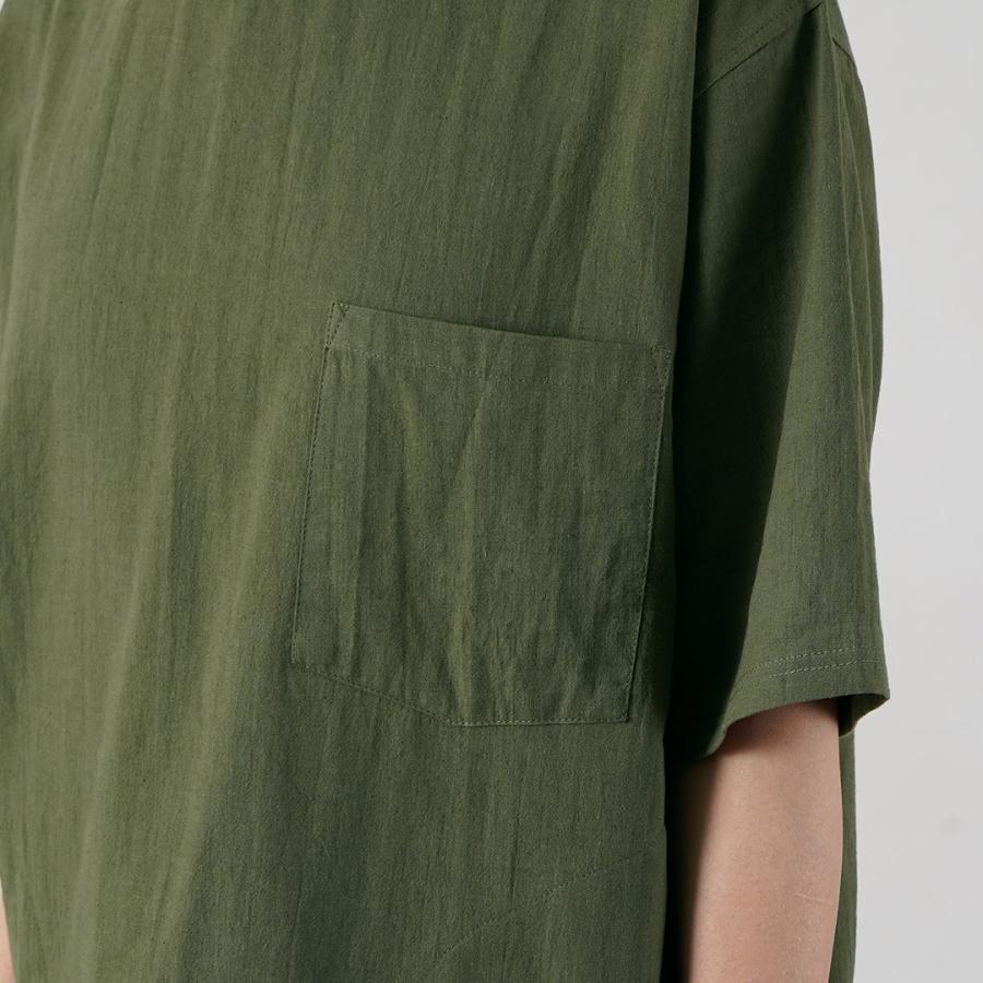KEMA DESIGNS（ケマデザインズ） ヘンプ/オーガニックコットン 布帛ポケットTシャツ 綿麻 / 半袖 メンズ 無地 | kema designs | 14