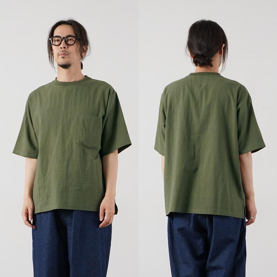 KEMA DESIGNS（ケマデザインズ） ヘンプ/オーガニックコットン 布帛ポケットTシャツ 綿麻 / 半袖 メンズ 無地 | kema designs | 17