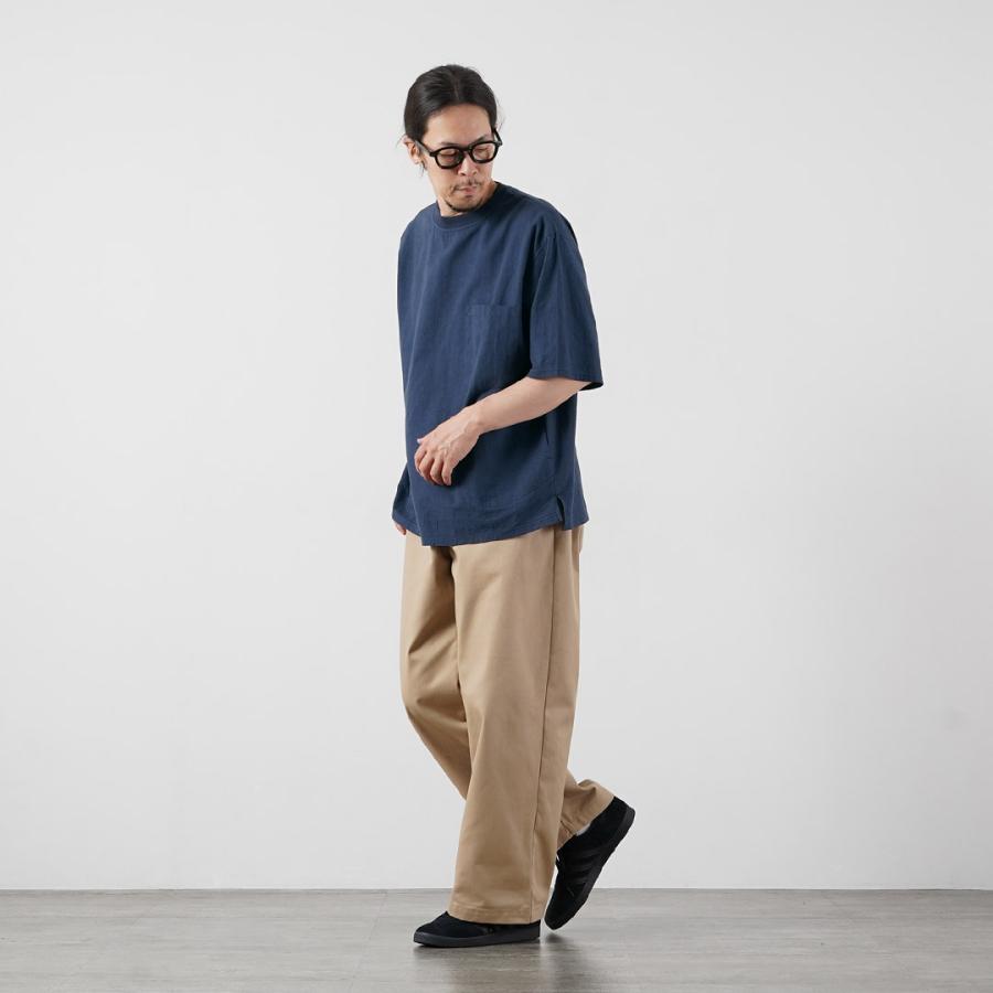 KEMA DESIGNS（ケマデザインズ） ヘンプ/オーガニックコットン 布帛ポケットTシャツ 綿麻 / 半袖 メンズ 無地 | kema designs | 18