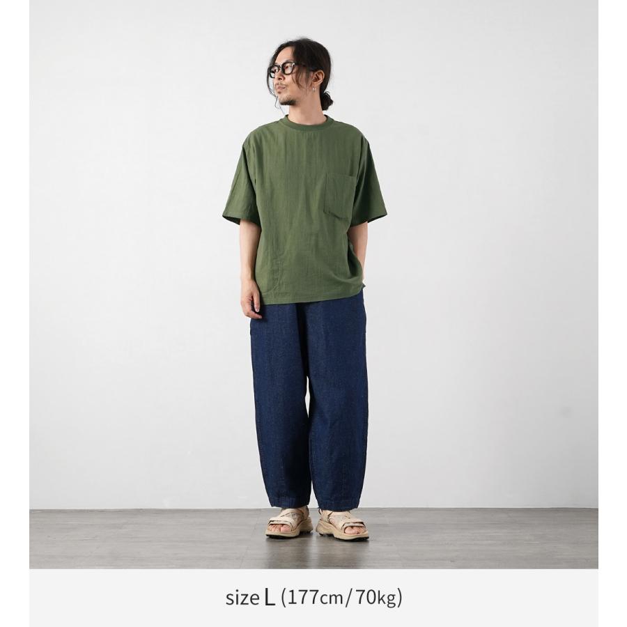 KEMA DESIGNS（ケマデザインズ） ヘンプ/オーガニックコットン 布帛ポケットTシャツ 綿麻 / 半袖 メンズ 無地 | kema designs | 06