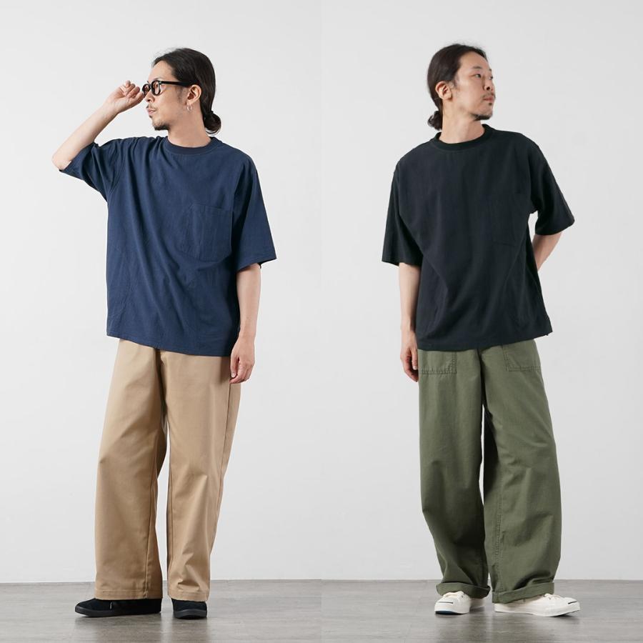 KEMA DESIGNS（ケマデザインズ） ヘンプ/オーガニックコットン 布帛ポケットTシャツ 綿麻 / 半袖 メンズ 無地 | kema designs | 07