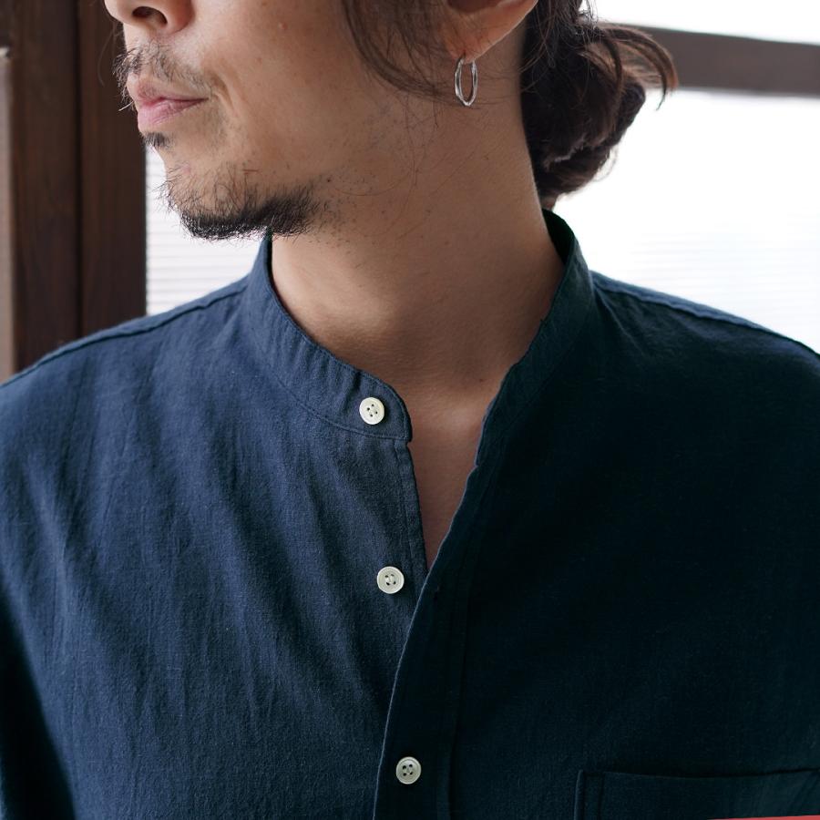 KEMA DESIGNS（ケマデザインズ） ヘンプ/オーガニックコットン ハーフスリーブ バンドカラーシャツ 綿麻 / 半袖 メンズ | kema designs | 12