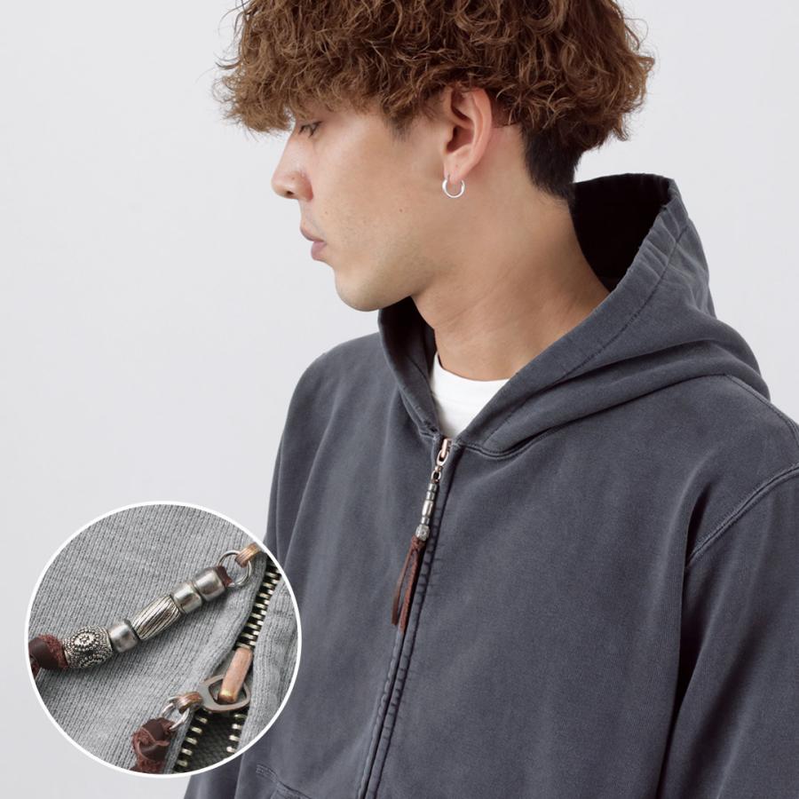 REMI RELIEF（レミ レリーフ） カラー別注 SP加工 裏毛 ZIPパーカー