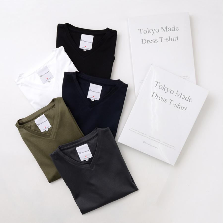 RE MADE IN TOKYO JAPAN（アールイー） 東京メイド ドレスTシャツ Vネック 2023年モデル / 半袖 | Re made in tokyo japan | 13