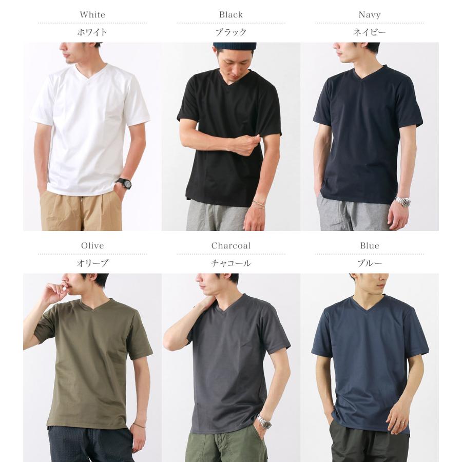 RE MADE IN TOKYO JAPAN（アールイー） 東京メイド ドレスTシャツ Vネック 2023年モデル / 半袖 | Re made in tokyo japan | 04