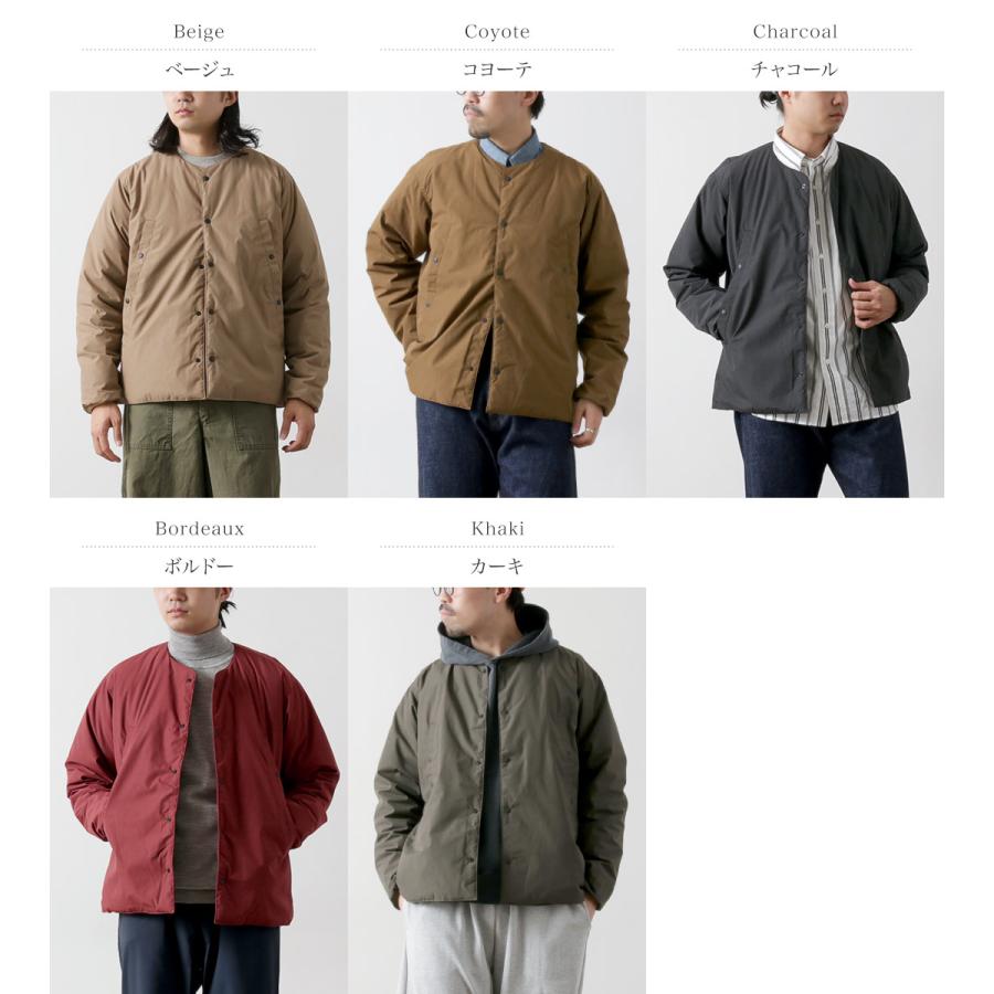 NANGA（ナンガ） 別注 HINOC ヒノック ダウンカーディガンジャケット 2024年モデル / メンズ アウター ジャケット ノーカラー 日本製 | NANGA | 06