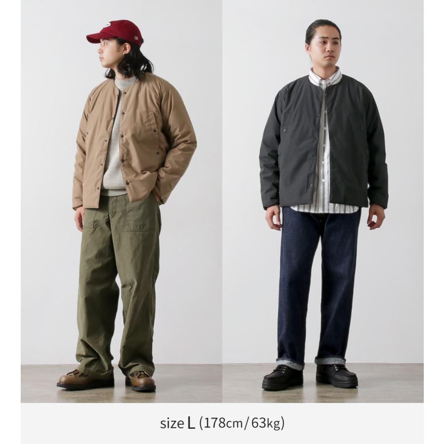 NANGA（ナンガ） 別注 HINOC ヒノック ダウンカーディガンジャケット 2024年モデル / メンズ アウター ジャケット ノーカラー 日本製 | NANGA | 09