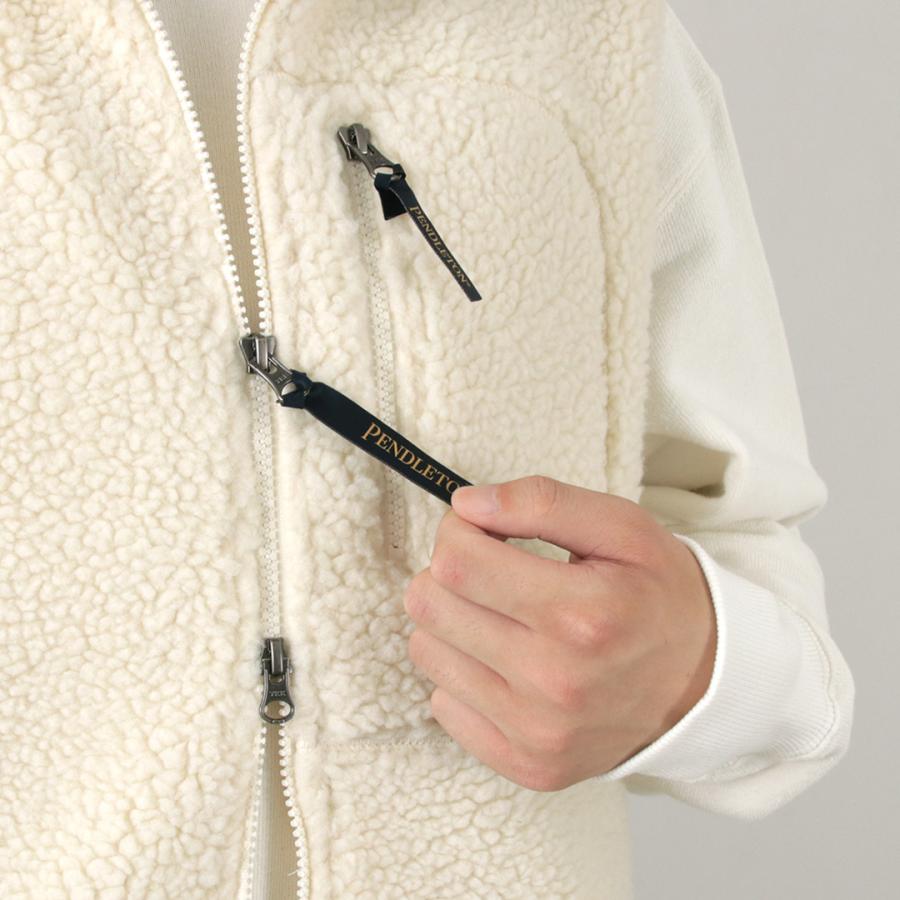 PENDLETON（ペンドルトン） ボア スタンドベスト 2024年モデル / メンズ レディース ユニセックス プリント 柄 | PENDLETON | 14