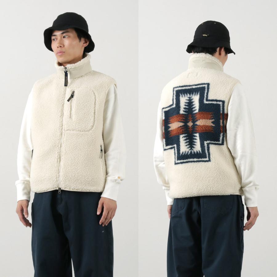 PENDLETON（ペンドルトン） ボア スタンドベスト 2024年モデル / メンズ レディース ユニセックス プリント 柄 | PENDLETON | 15