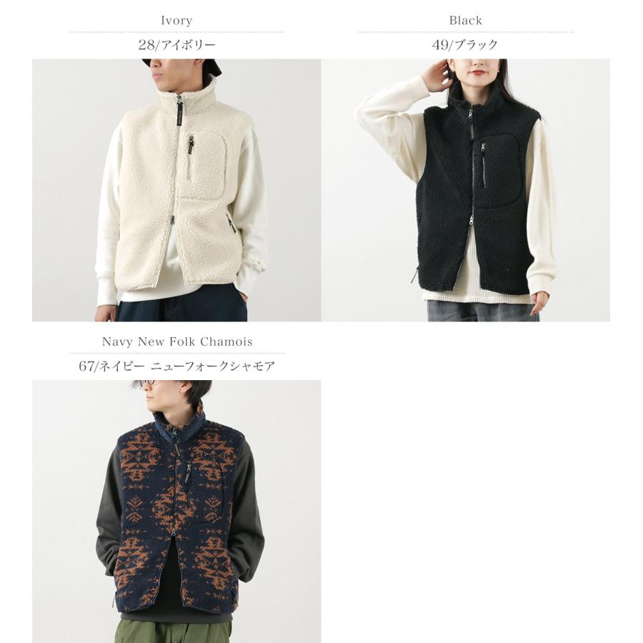 PENDLETON（ペンドルトン） ボア スタンドベスト 2024年モデル / メンズ レディース ユニセックス プリント 柄 | PENDLETON | 04