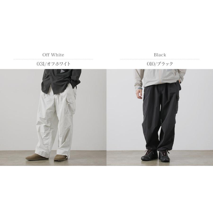 and wander（アンドワンダー） オーバーサイズ カーゴパンツ 2023年