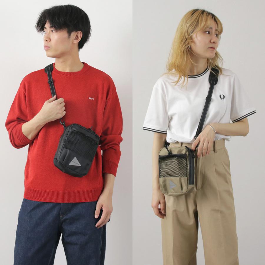 AND WANDER（アンドワンダー） エコパック ショルダーポーチ / メンズ レディース ユニセックス ショルダーバッグ 撥水 | and wander | 06