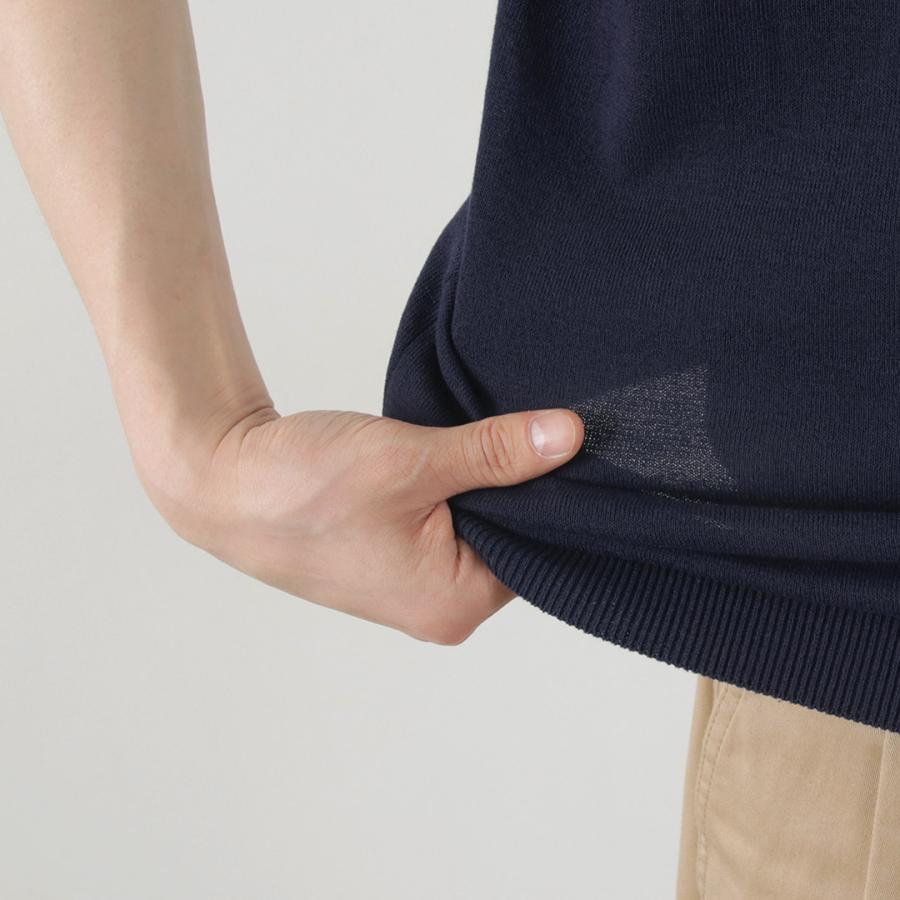 【旧商品】MOONCASTLE（ムーンキャッスル） アイスコットン ポロシャツ 2024年モデル / メンズ トップス 半袖 サマーニット 綿 | MOONCASTLE | 11