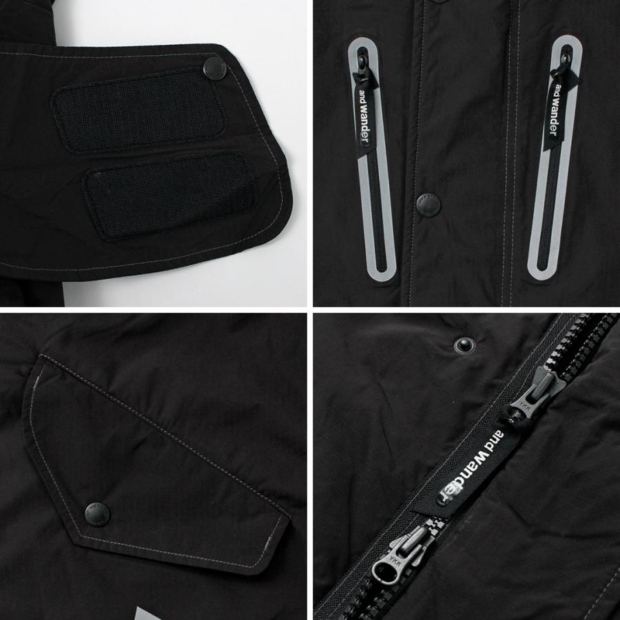 AND WANDER（アンドワンダー） フィッシュテール オクタ コート 2024年モデル / メンズ アウター 撥水 | and wander | 20