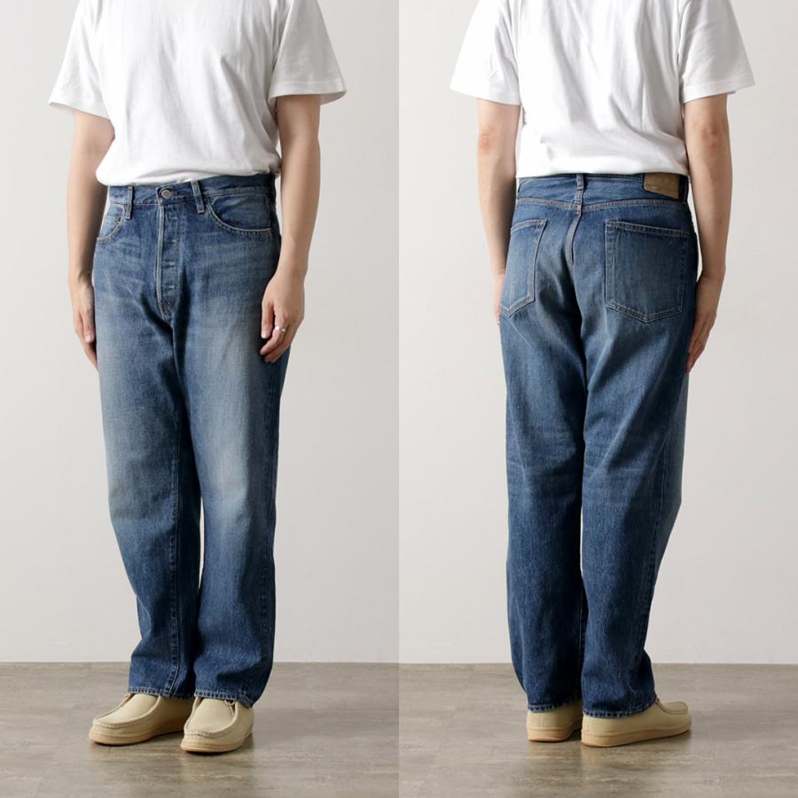 ORDINARY FITS（オーディナリーフィッツ） ルーズデニム ユーズド 2025年モデル / セルビッジデニム テーパード インディゴ 日本製 | Ordinary fits | 10