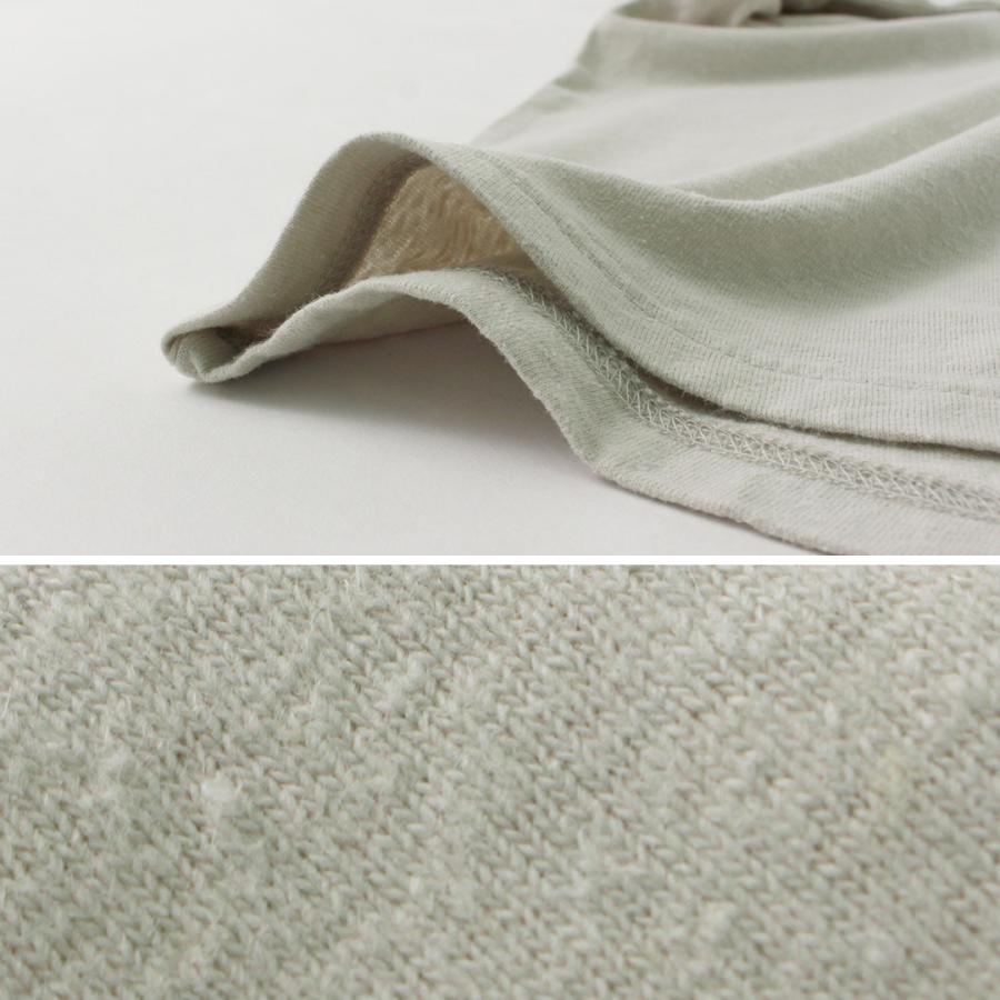 ROCOCO（ロココ） リネンコットン キーネックTシャツ 2024年モデル / メンズ カットソー 七分袖 麻 コットン 日本製 | ROCOCO | 09