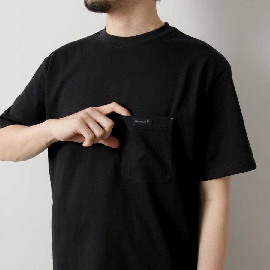 AND WANDER（アンドワンダー） グラミチ バックプリント TEE / Tシャツ COOL MAX 半袖 クルーネック 吸水速乾 ストレッチ アウトドア | and wander | 12