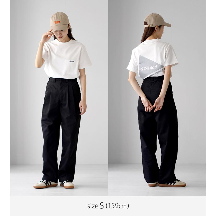 AND WANDER（アンドワンダー） グラミチ バックプリント TEE / Tシャツ COOL MAX 半袖 クルーネック 吸水速乾 ストレッチ アウトドア | and wander | 06