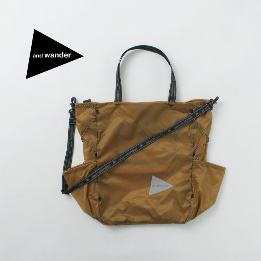 and wander AND WANDER（アンドワンダー） シル トート バッグ