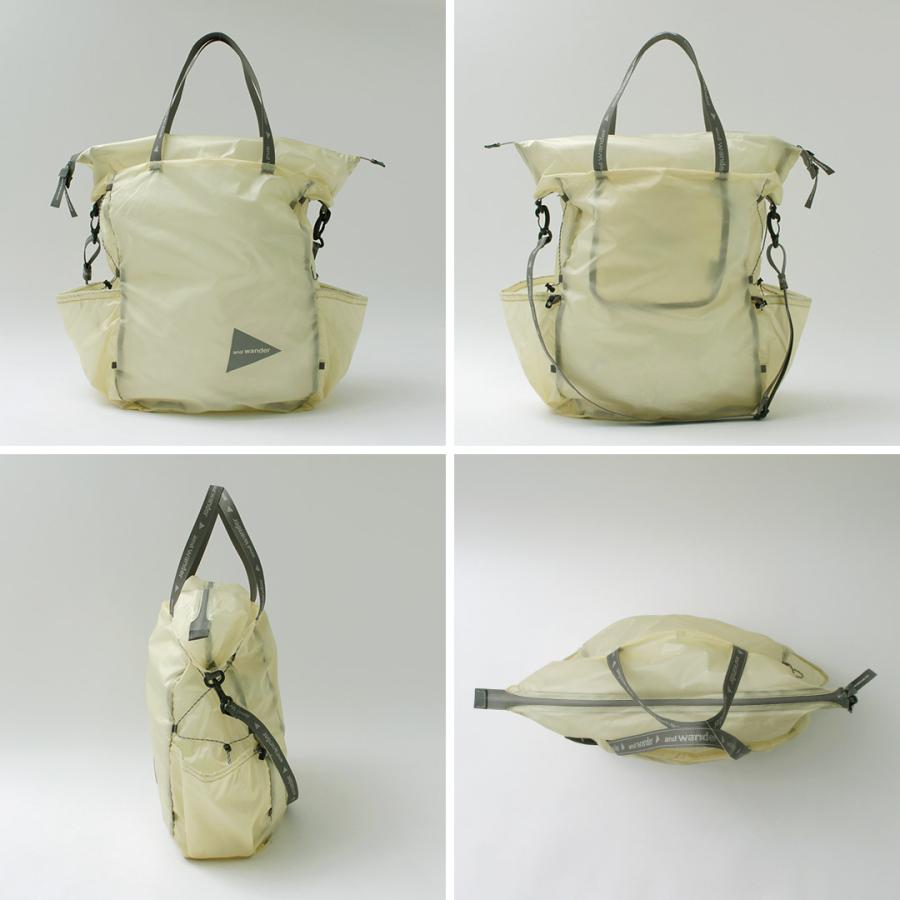 and wander（アンドワンダー） シル トート バッグ 2024年モデル