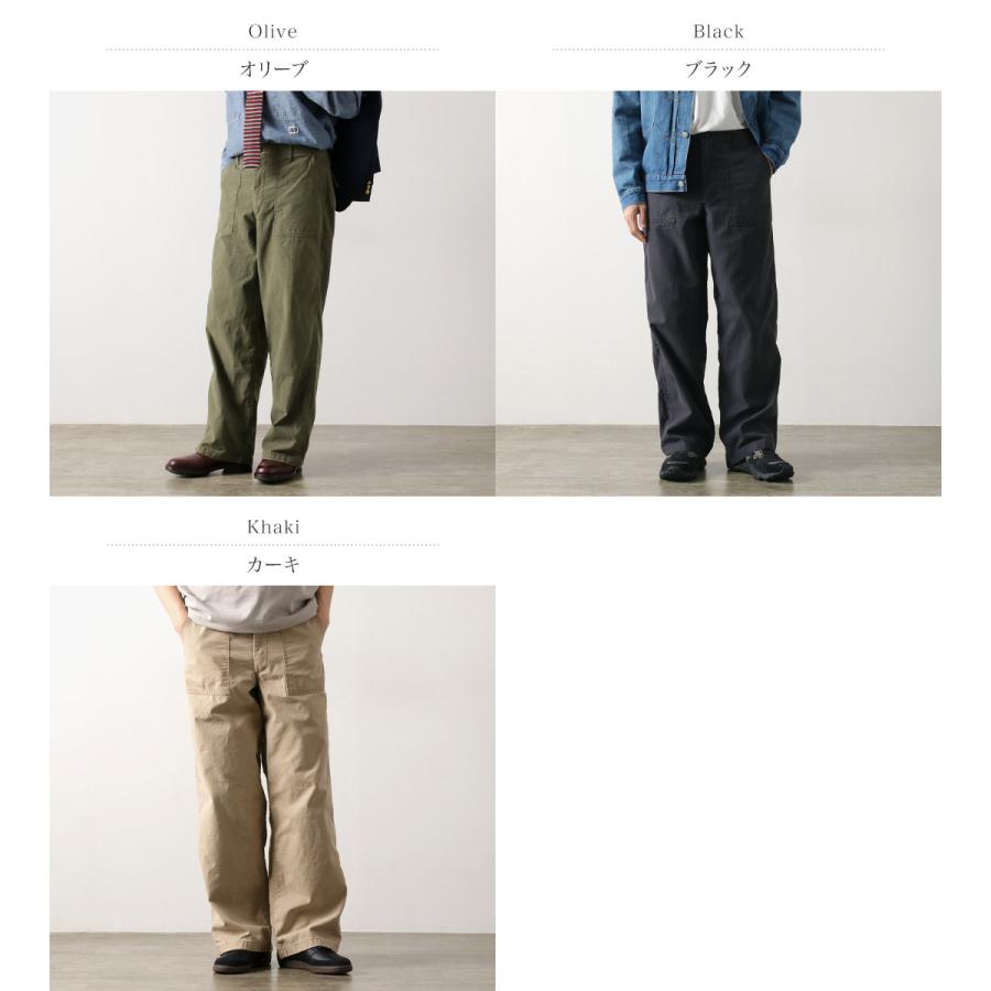 JAPAN BLUE JEANS（ジャパンブルージーンズ） 別注 ワイドベイカーパンツ 硫化染めバックサテン 2025年モデル / メンズ ベーカーパンツ | JAPAN BLUE JEANS | 04