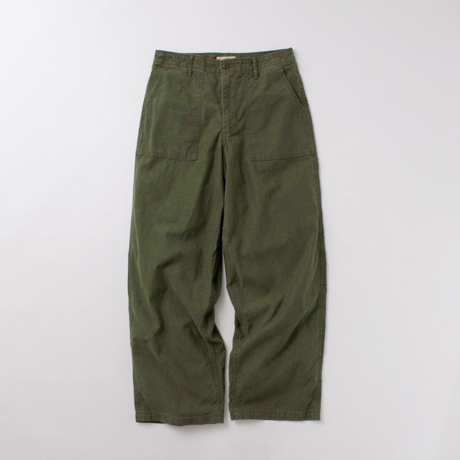 JAPAN BLUE JEANS（ジャパンブルージーンズ） 別注 ワイドベイカーパンツ 硫化染めバックサテン 2025年モデル / メンズ ベーカーパンツ | JAPAN BLUE JEANS | 05