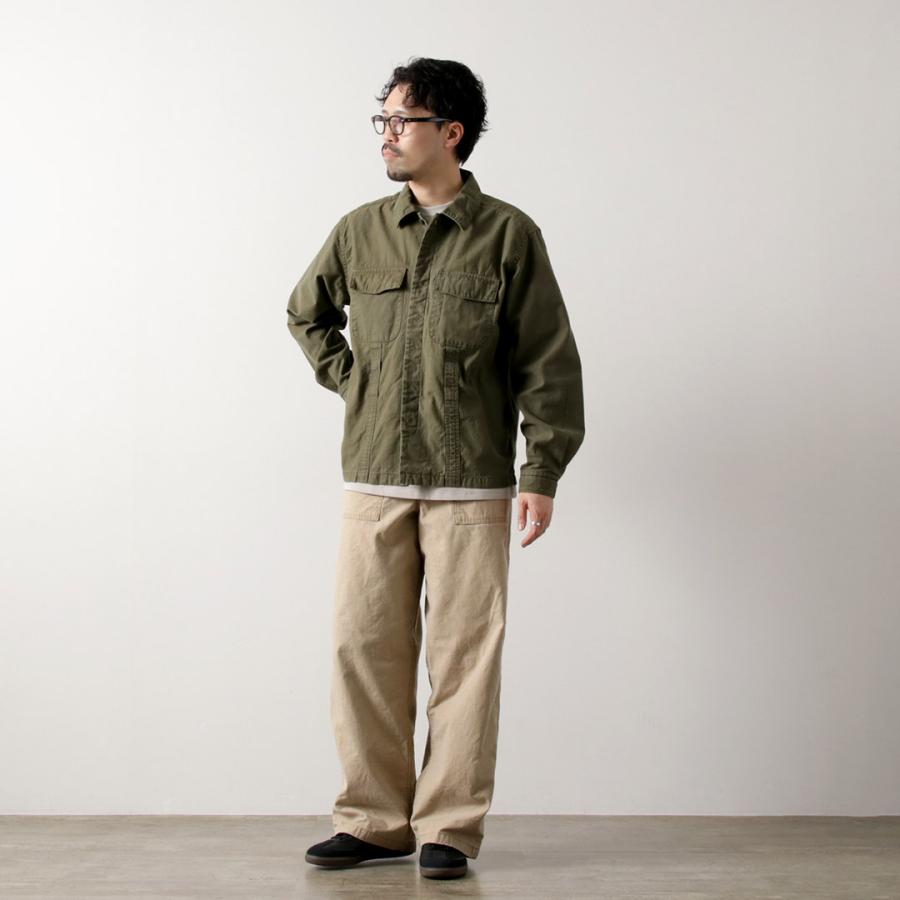 JAPAN BLUE JEANS（ジャパンブルージーンズ） 別注 ワイドベイカーパンツ 硫化染めバックサテン 2025年モデル / メンズ ベーカーパンツ | JAPAN BLUE JEANS | 07