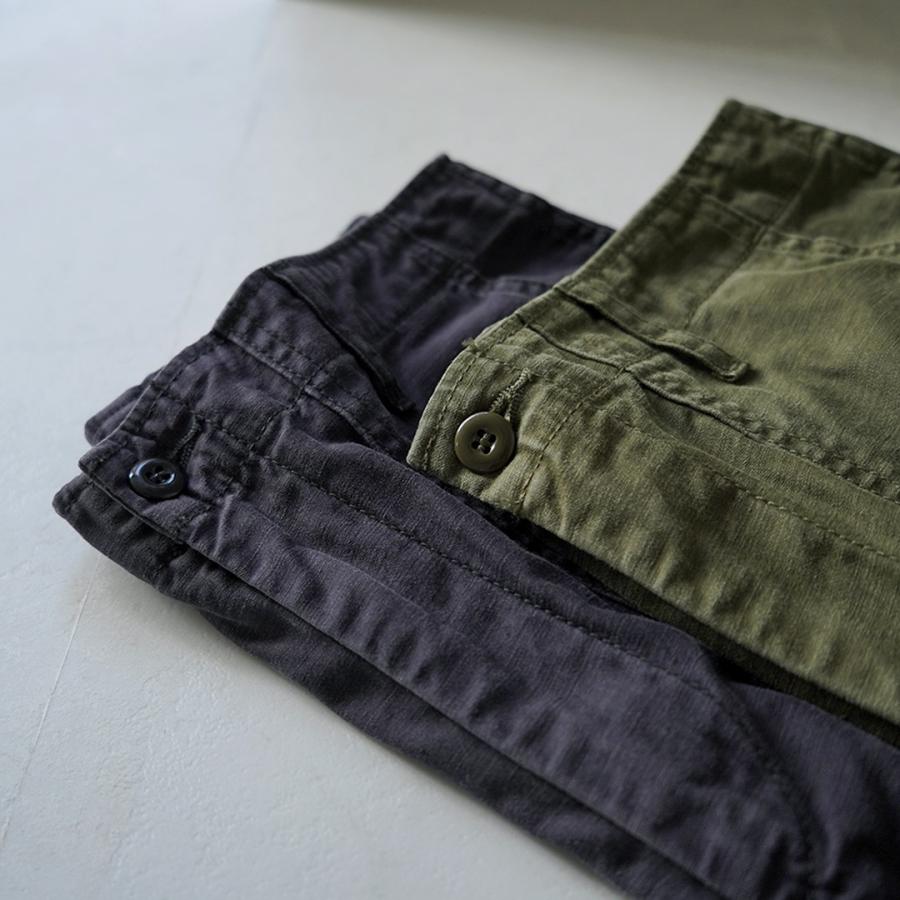 JAPAN BLUE JEANS（ジャパンブルージーンズ） 別注 ワイドベイカーパンツ 硫化染めバックサテン 2025年モデル / メンズ ベーカーパンツ | JAPAN BLUE JEANS | 09